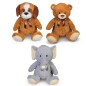 Peluche 60 Cm Circa Orso Cane Elefante Ass