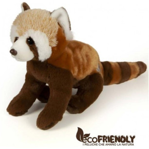 Panda Rosso Seduto 26cm Eco - friendly