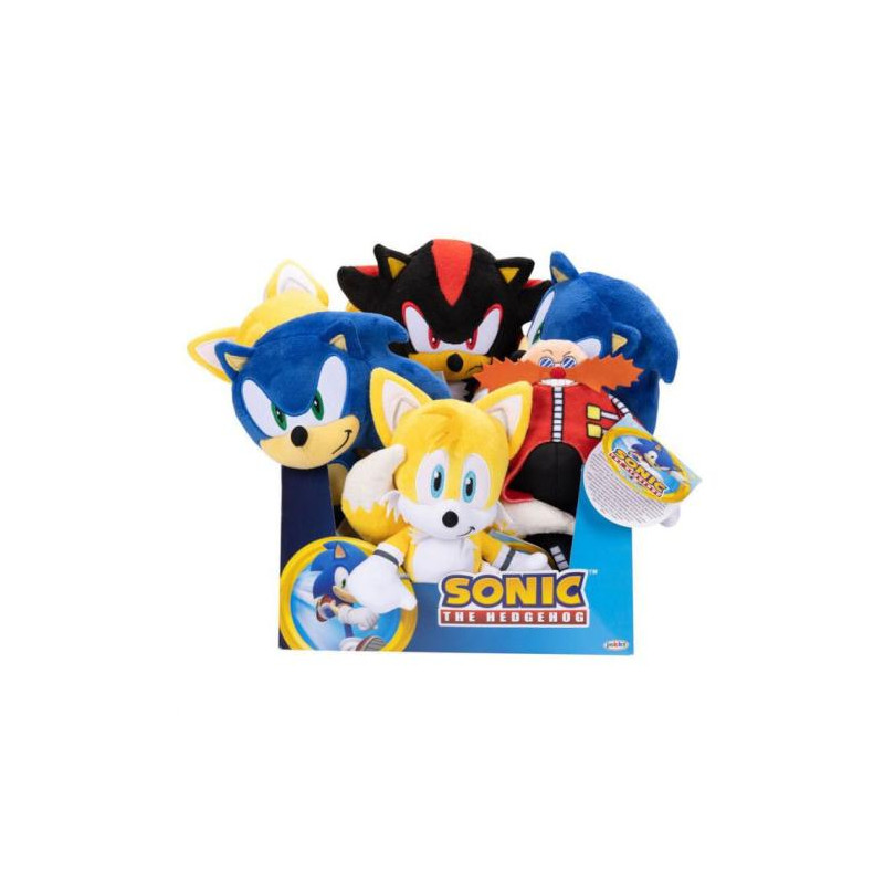 Sonic 9in Basic Plush Assortito W7